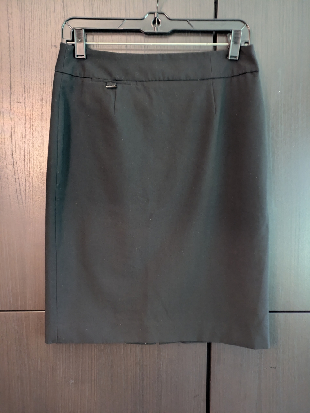 Calvin Klein Black Women's Pencil Skirt Black Sz 2